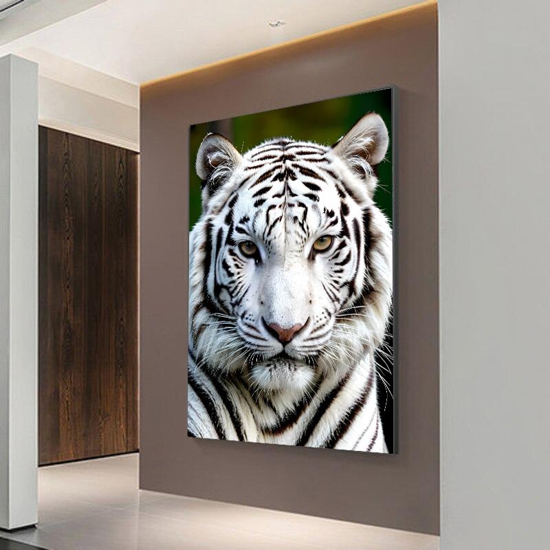 Canvas Painting Animals Canvas Wall Art Tiger Print Art Home Decor Wall Pictures Living Room Wall Decor Frameless