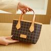 Women's Bag with a High-end Feel, Niche Light Luxury Printed Bucket Bag, Mini Basket Handbag, Stylish Crossbody Bag