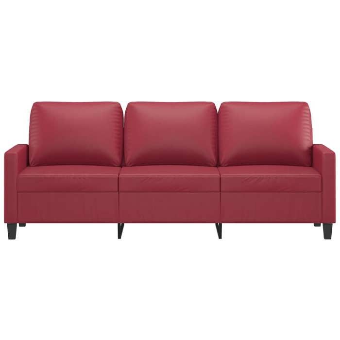 VidaXL 3-Seater Sofa, Living Room Sofa with Armrests and Back Cushions, Indoor Living Room Furniture, 359145