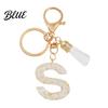 Key Holder For Backpack Keychain Pendant Letter A-Z Charm with Tassel