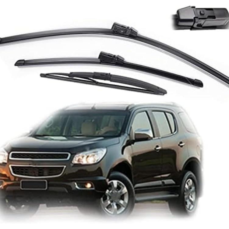 Suitable for Chevrolet Onix 2013-2017 22+18+12 wiper blade Trailblazer RG 2012-2019 чёрный