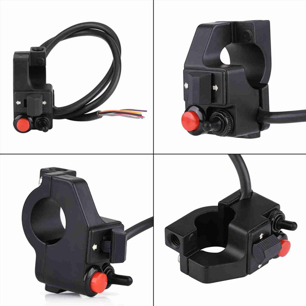 Multi-Function Motorcycle Handlebar Control Switch Single Push Blinker Push Button for GS Offroad