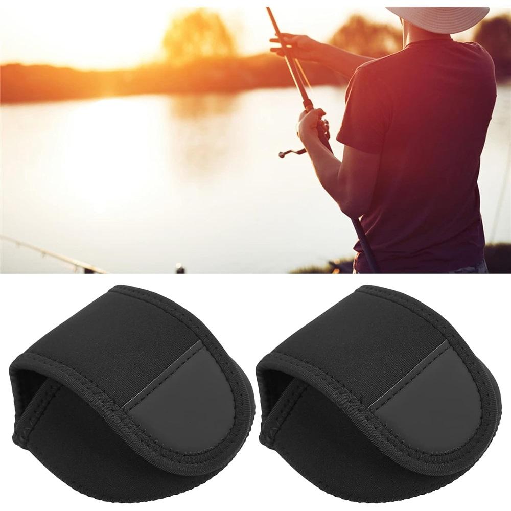 2Pcs Fishing Reel Bag Baitcasting Reel Cover Case Reel Protective Case Waterproof Baitcast Reel Protective Pouch