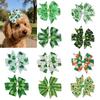 50/100Pcs ST Patrick's Day Pet Dog Hair Clip Green Clover Style Dog Headwear Cute Bow Hairpins Pet Hair Accessories for Dog Bows