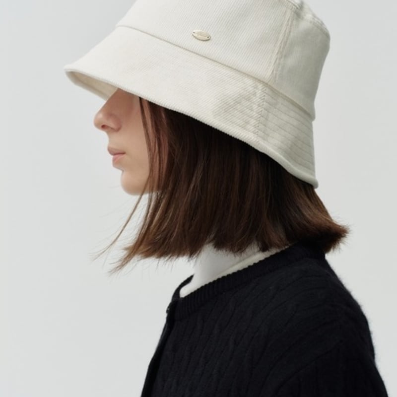 

Панама вельветовая DEPOUND - слоновая кость ivory