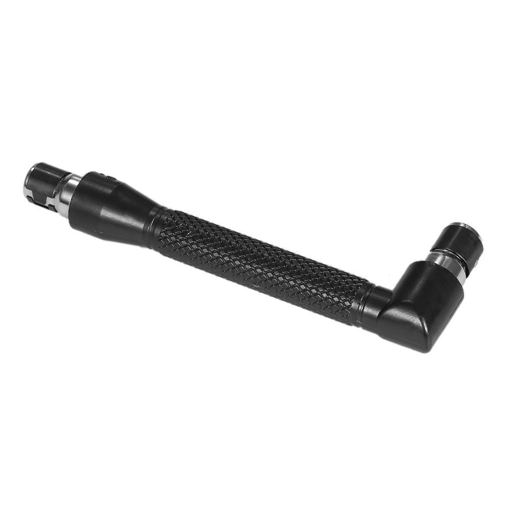 90 Degree Angle L Shaped Wrench 1/4 Inch Hex Shank Socket Wrench Adapter Mechanical Repair