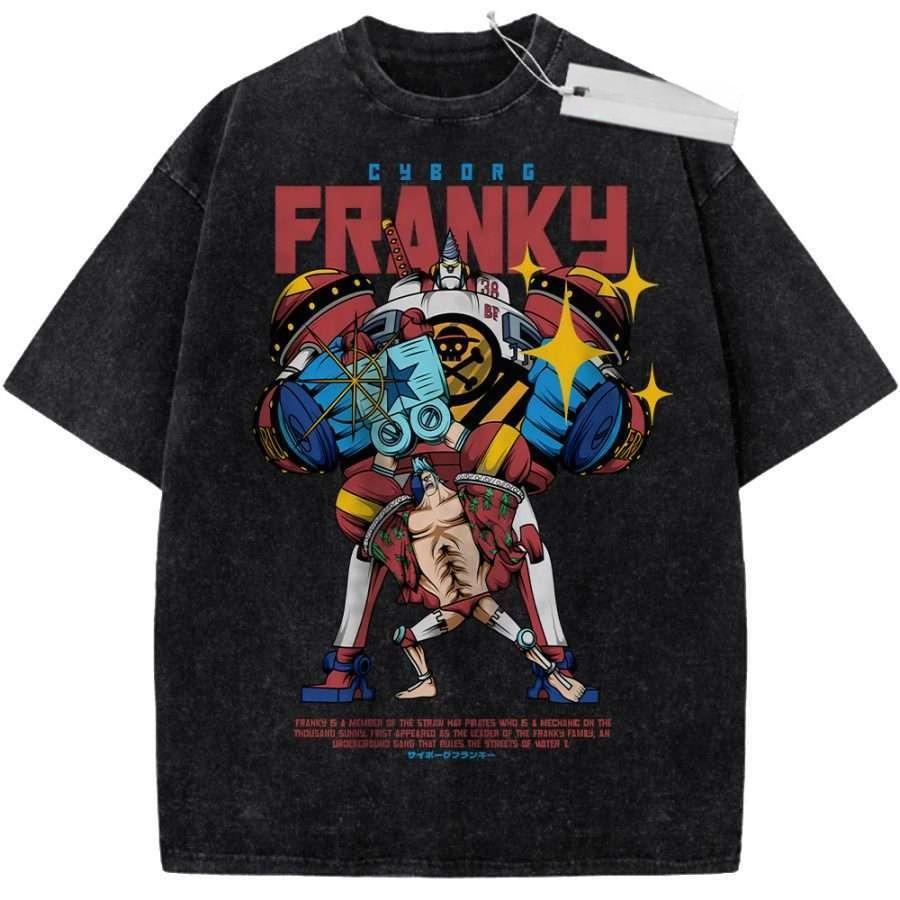 Oversize Vintage Washed Attack On Titan T Shirt with Anime Titans Army Graffiti Print for Streetwear Casual Daily Outfit