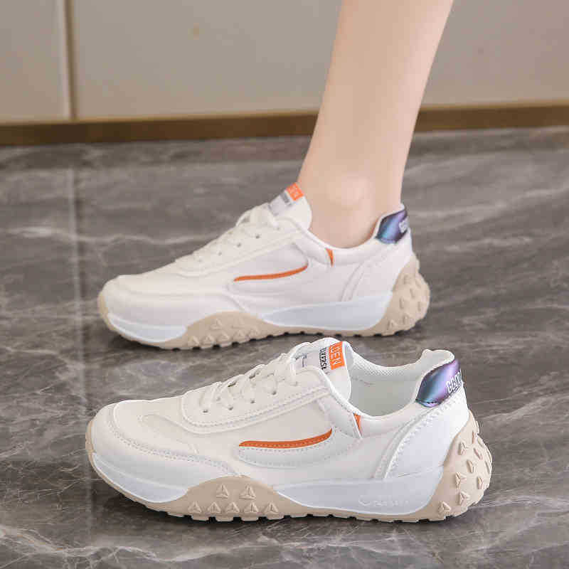 

Спортивная обувь Xiaobai мягкая подошва студенческая резиновая нескользящая обувь тренд универсальная для бега повседневная 40