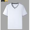 Men's Plus Size Ice Silk V-Neck Short Sleeve Mesh Sports T-Shirt