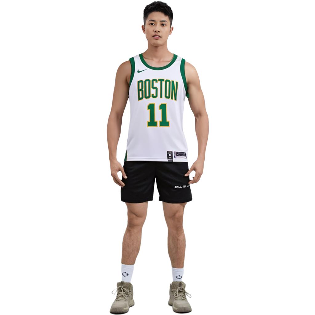 Nike Basketball Jersey Men's White Green AJ4596-101