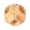 Casual Toy Wooden Kongming Puzzle Puzzle Handmade Montessori Toy Unlocking Classic Children Educational Toy Adults