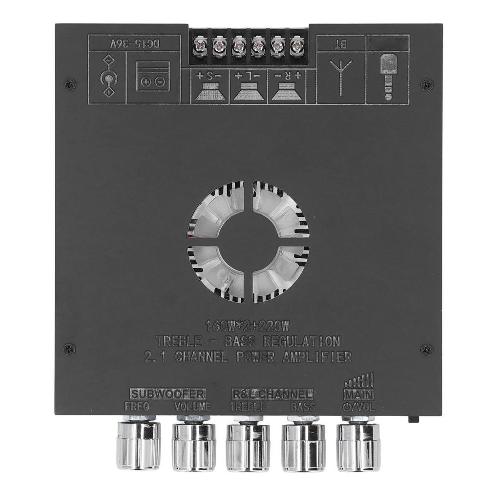 Modul amplificator de putere audio cu control al înaltelor și basului, placă de amplificator de putere Bluetooth pentru magazin