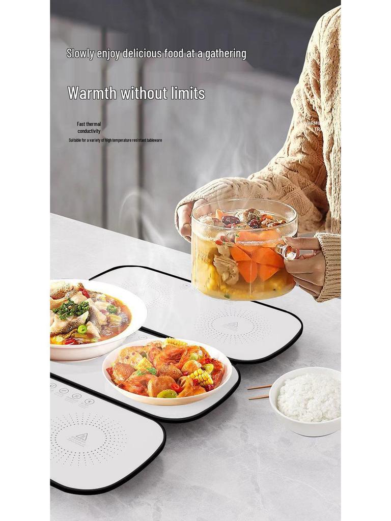 Multi-Functional Smart Warming Plate: Keeps Dishes, Milk & Food At a Constant Temperature
