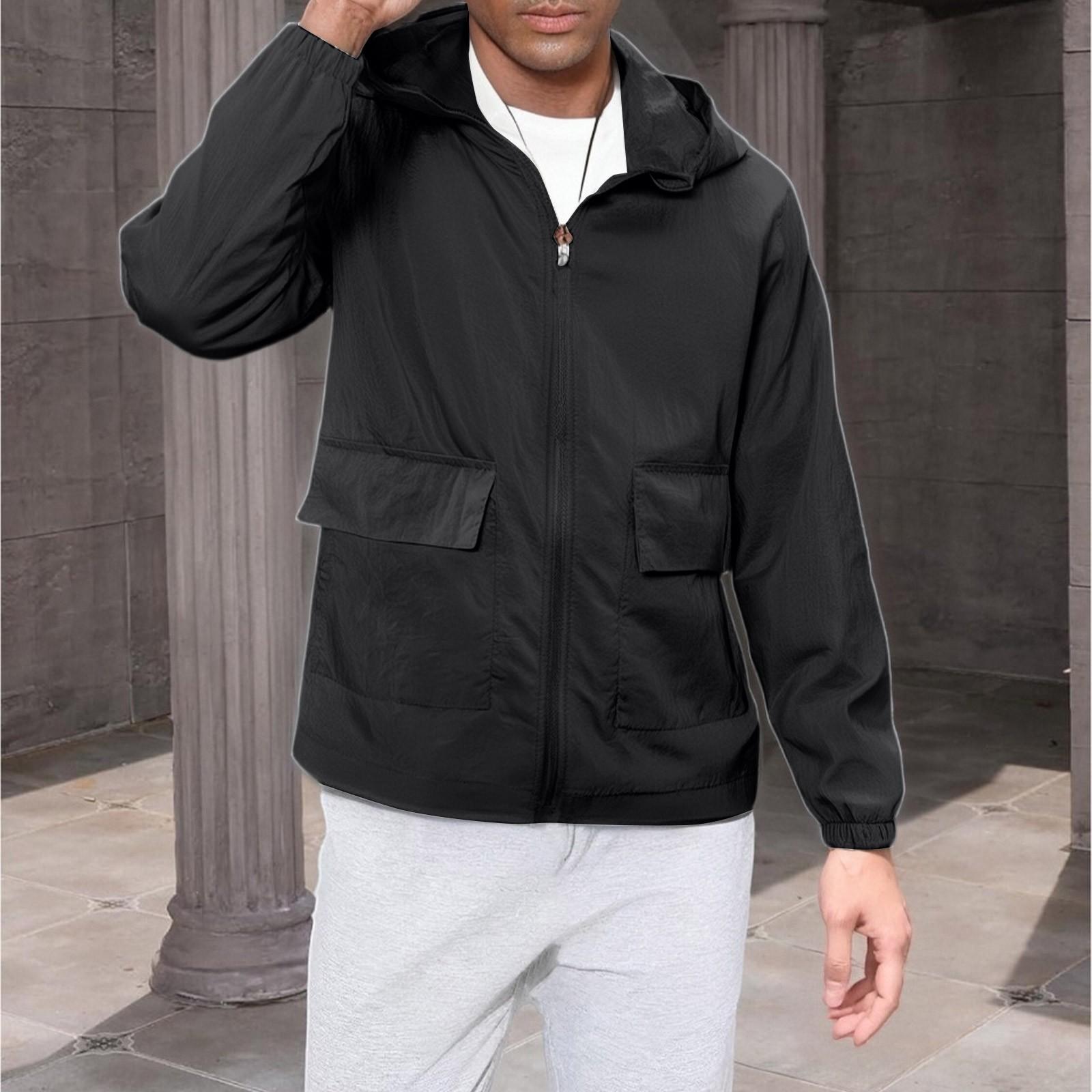 

Мужские топы Легкие Дышащие Для рыбалки на открытом воздухе XXL чёрный