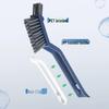 Multifunctional Stiff Bristle Bathroom and Floor Crevice Brush