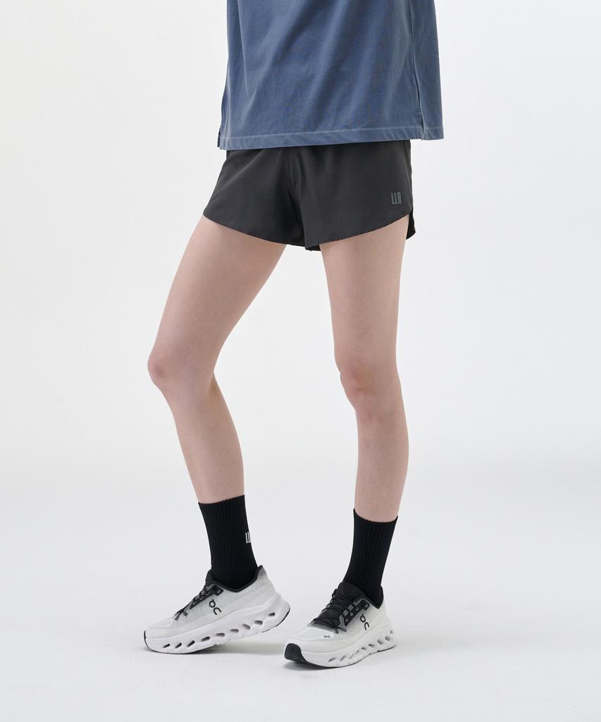 LIMELIGHT APPAREL Llr Women'S Running Liner Shorts (Charcoal/Grey)