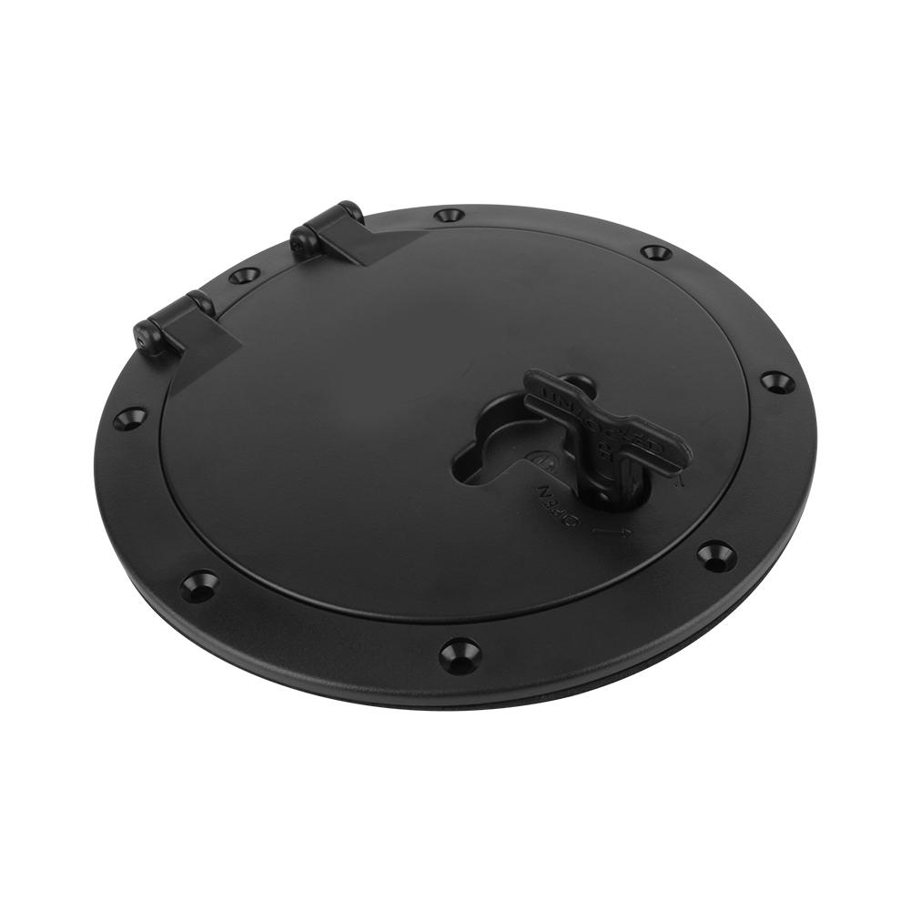 Black Deck Plate Ranking with Red Waterproof Bag Corrosion Resistant Deck   with Storage Bag for Kayak Canoe Accessory