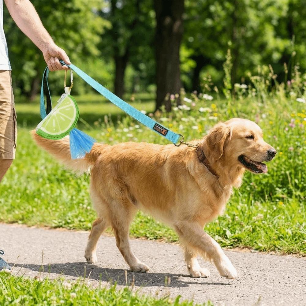 Colorful Dog Poop Bag Case Portable Pet Poop Bag Holder Creative Pet Garbage Bag Dispenser  Travel