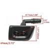Car Front Headlight Washer Jet Headlamp Sprayer Nozzle DNJ000091 DNJ000081 For Land Rover Discovery 3 2005-2009