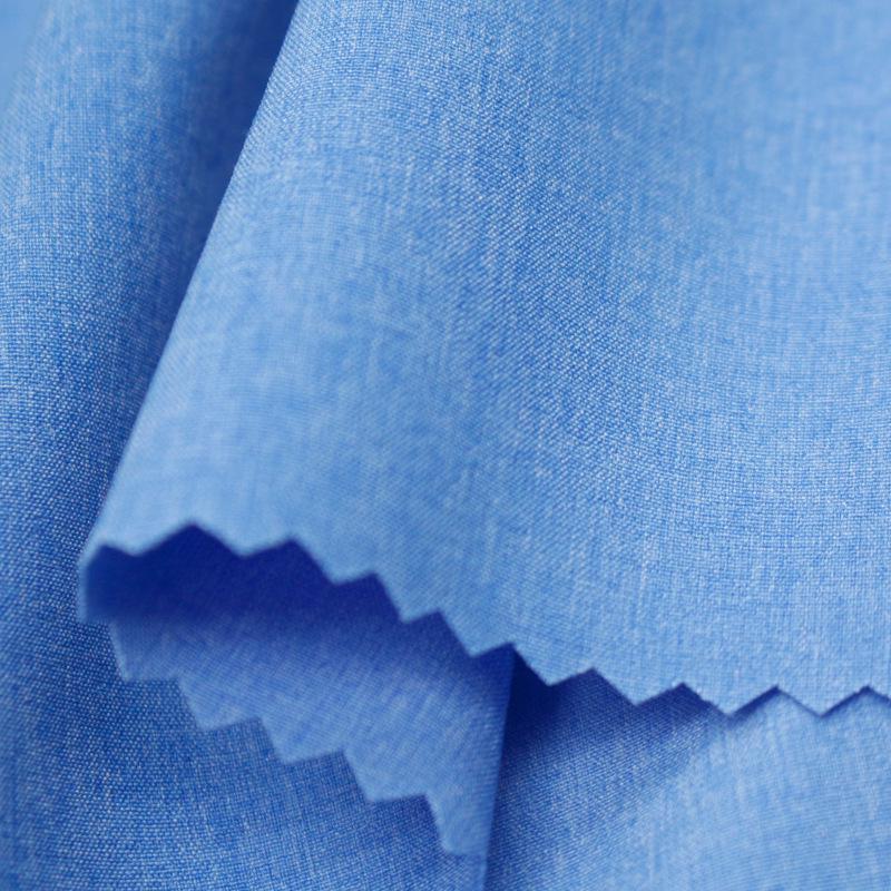 Waterproof Cationic Melange Polyester Four-Way Stretch Elastic Fabric for Pants