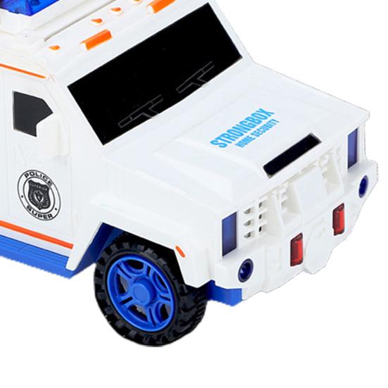 Skarbonka Samochód Zarządzanie Finansami Stylowy Plastikowy Hummer Policyjny Bank na Pieniądze