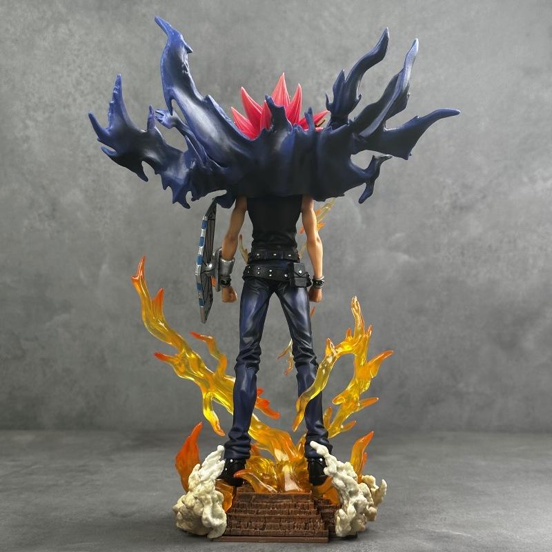 27cm Muto Yami Yugi Gk Statue Yu Gi Oh Anime Figure 25cm Painted Version Desktop Decoration Gift For Anime Fans