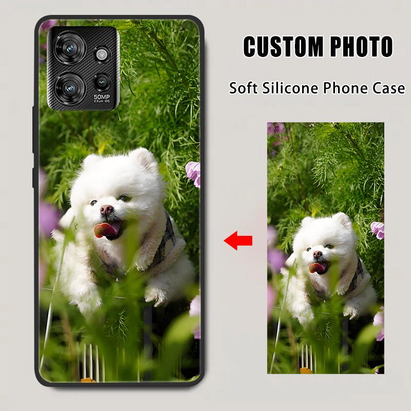 Custom Phone Case For Motorola Thinkphone 5G DIY Personalize Picture Back Cover For Moto G85 G04 G04S G14 G34 G84 E14 G35 Fundas