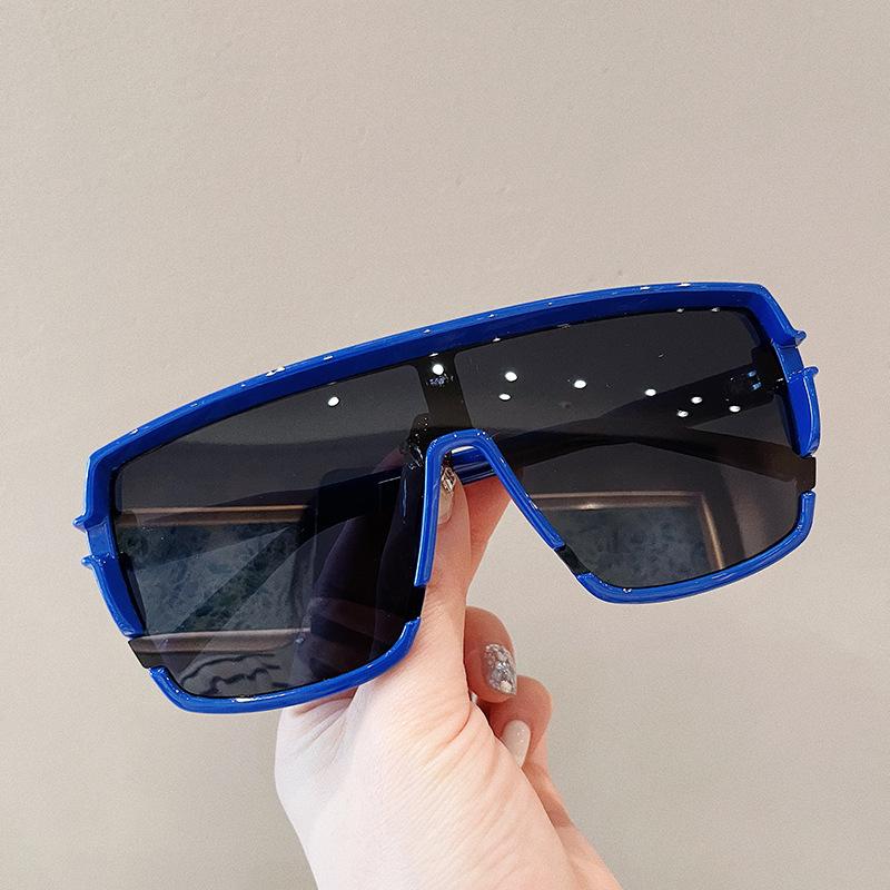 Luxury Y2K Sunglasses Women Men Vintage Punk Big Frame Shades Sport Riding Goggle UV400 Trendy Designer