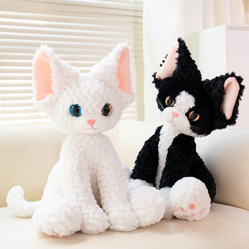 Devon Rex Cute Plush Toy Made Pp Cotton Children Bedroom Decor Gift Festival