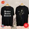 Women's Plus Size Cotton T-shirt Summer Casual Graphic Tee Short Sleeve My Chemical Romance Broken Beaten Damned 2025 Tour Shirt