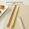Wutuo Cute Macaron Cartoon Alloy Chopsticks Set