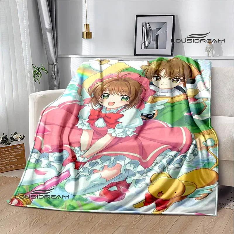Card Captor Sakura Cartoon Decken Mode Decken Warme Flanell Weiche Bequeme Decke Haus Reise Decke Geburtstagsgeschenk