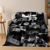 Manta de Franela Estampada 3D de Bang Chan Estrella Kpop Stray Kids Manta Suave y Cálida para Dormitorio Sala de Estar Cama Viaje Camping Picnic Regalo