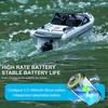Remote Control Boat, 2.4GHz Water tight Karting Ship with Brushless Motor for Pools and Lakes, Mini Electric Toy for