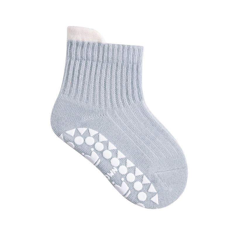 Baby Baumwoll-Boden-Socken mit Anti-Rutsch: Mittelwade, Ohne Knochen, für Frühling, Herbst, Winter