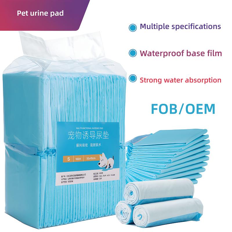 Absorbent 100/50/40/20Pcs Dogs Diapers Disposable Puppy Training Pee Pads Quick Dry Surface Mat Clean Cushion Dog Supplies