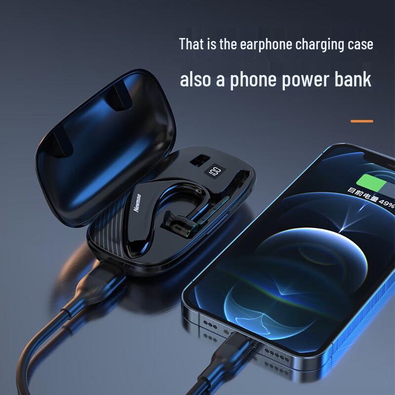 Newmine Wireless Bluetooth Single Ear Hook Earbud