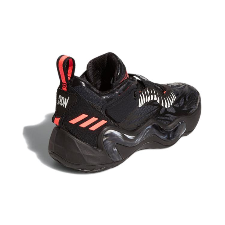 adidas D.O.N. Issue #3 Slip Resistant Abrasion Resistant Low Top Children's Basketball Shoes GZ5495