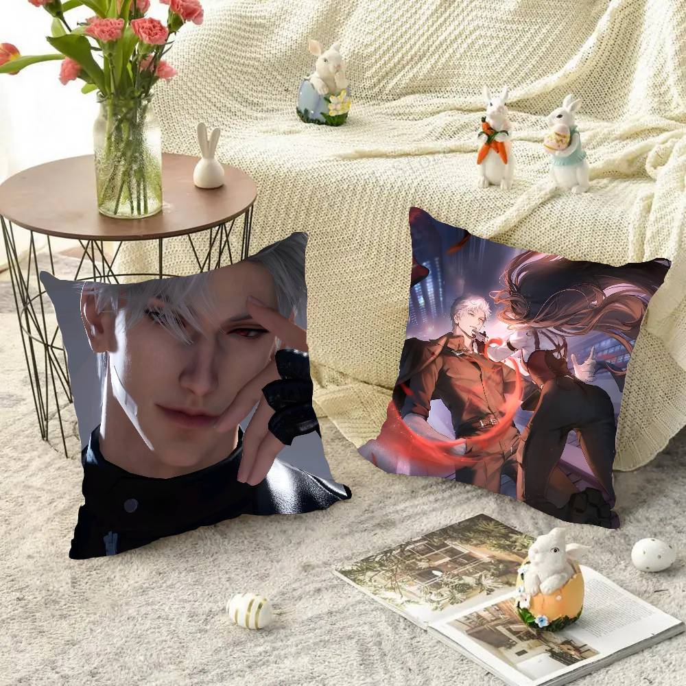 Game Love And Deepspace Sylus Pillow Case Square Pillow Bedroom Sofa Leisure Comfort Cushion Car Living Room Home Decoration