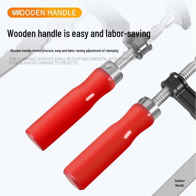 Woodworking Clamp Set: G-clamp, F-clamp, D-type, Fixing & Splicing, Forged Steel Rocker Clamp, Grinding Tool.