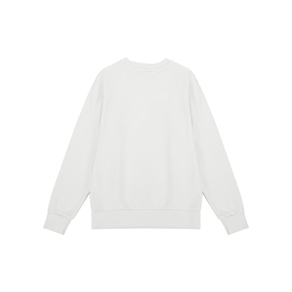 New Balance Sweatshirts Unisex White Crew Neck Moderate Regular AMT21555-IV
