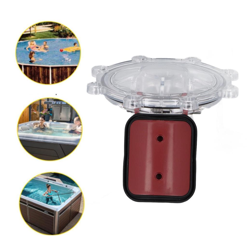 Pool 7056 Check Valve Cover, Pool Check Valve Cover with Flapper Assembly, Replacement Spring Check Valve Cover with Flapper Assembly Fits for 7235 72