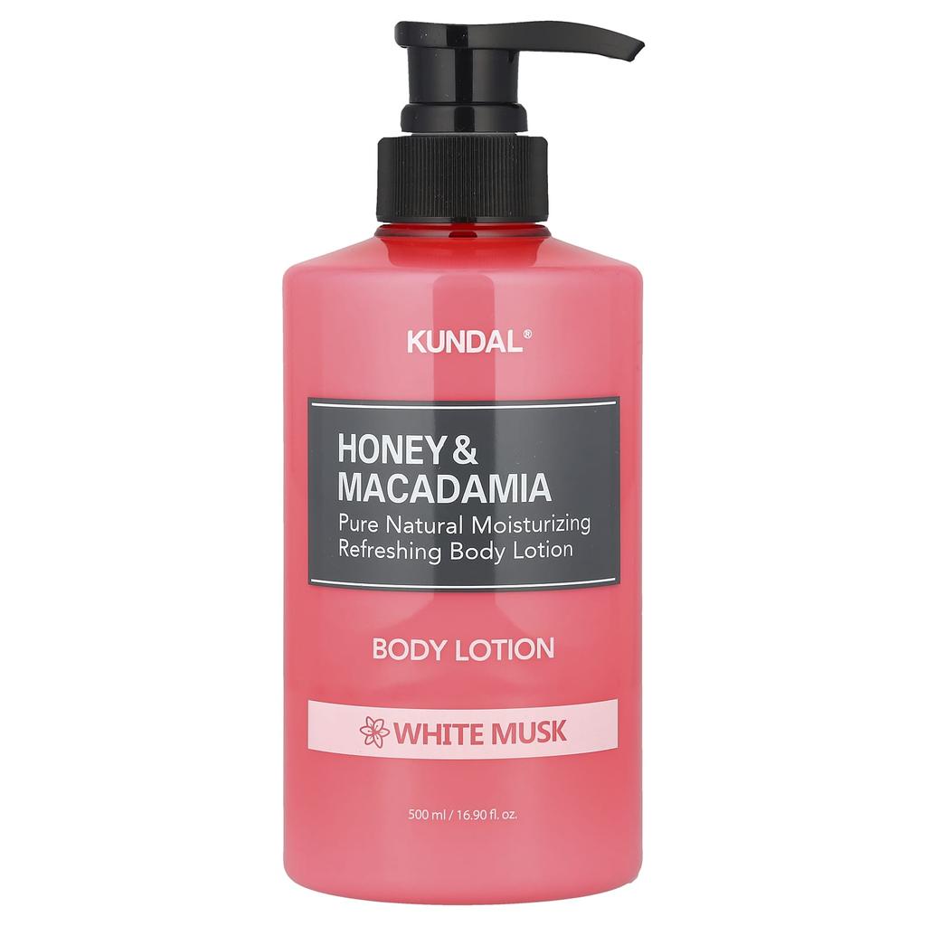 Honey & Macadamia, Body Lotion, White Musk, 500Ml(16.9Fl Oz)