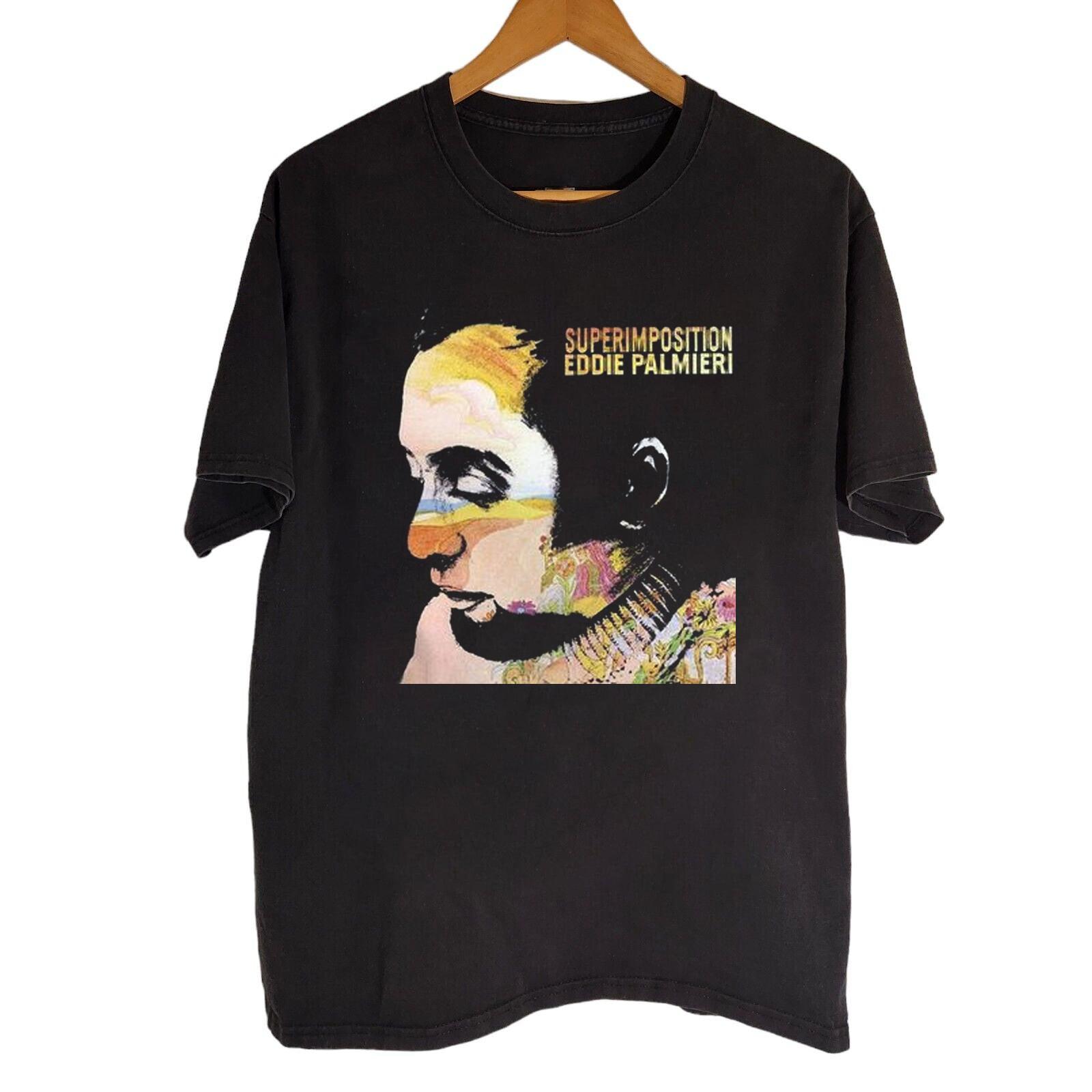 RARE Eddie Palmieri Black Cotton Unisex All size Shirt HRL639 XXL