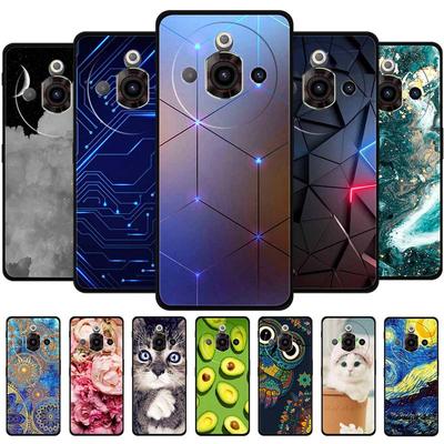 Para ZTE NUBIA FOCUS PRO 5G Funda Animales Silicona Suave TPU Fundas para Teléfono Cubierta Trasera para Z2351N 6.72" Lobo Protector a Prueba de Golpes Capa