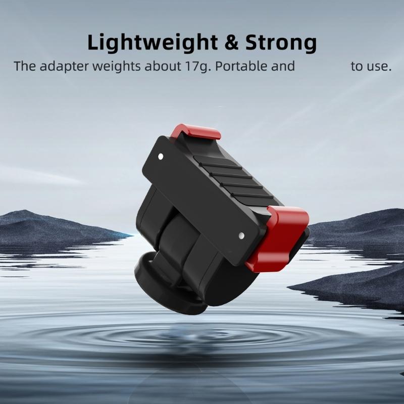 Lightweight Camera Adapter For Pocket 4/3 Cameras Featuring Quick Release And Angles Adjustment For Photography Video