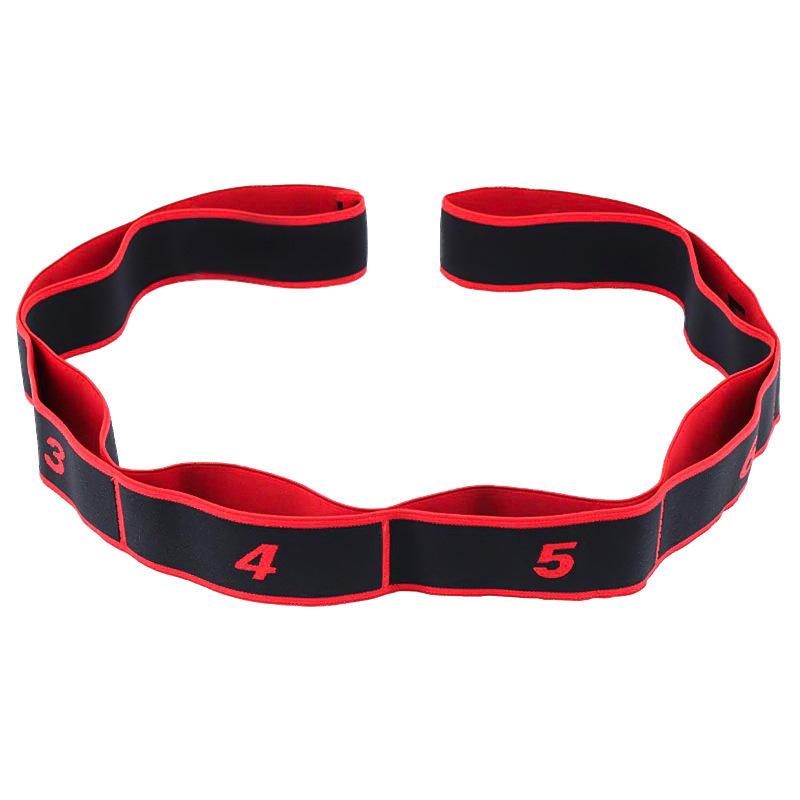 8 Section Elastic Yoga Resistance Bands Dance Train Segmented Band Fitness Sport Home Pilates Gymnastics Exercise Stretch Belts