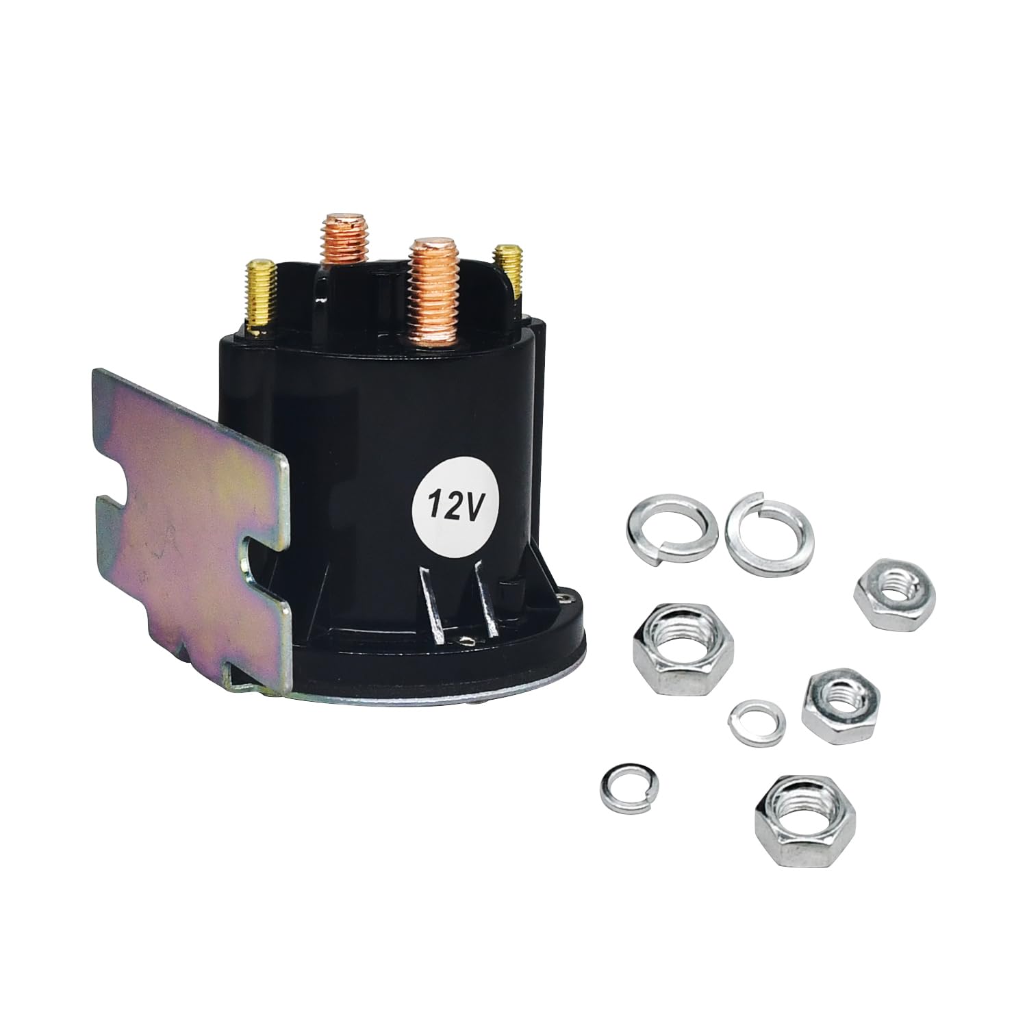 

12V JW1-H1950-00-00 JR3-H1950-00-00 Starter Solenoid Relay JF2-H1950-00 J38-81950-01 Compatible with Yamaha Golf Cart G22-G29 2003- Replace 240-22272
