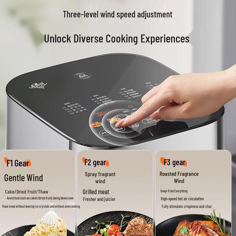 Supor 6.3L Smart Air Fryer with Steam & Far Infrared CN Plug (adapter Included)