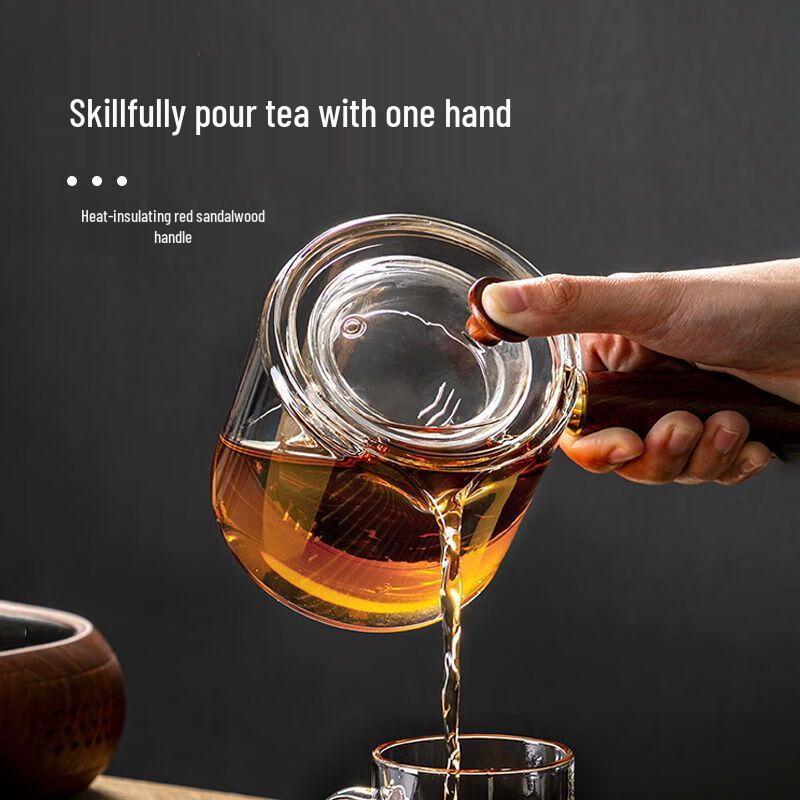Heat-Resistant Glass Teapot with Infuser